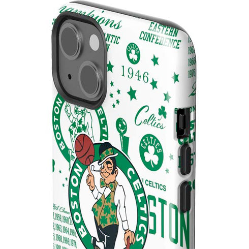 NBA Boston Celtics Historic Blast iPhone 15 Impact Case
